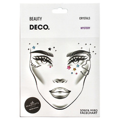 Набор средств для тела DECO. Кристаллы для лица и тела FACE CRYSTALS by Miami tattoos (Mystery)