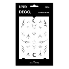 Набор средств для тела DECO. Татуировка для тела BLACK COLLECTION by Miami tattoos переводная (Mini)