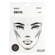 Набор средств для тела DECO. Кристаллы для лица и тела FACE CRYSTALS by Miami tattoos (Astro)