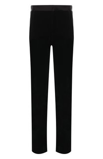 Брюки из вискозы прямого кроя Giorgio Armani
