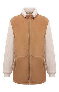 Комбинированная дубленка Kiton