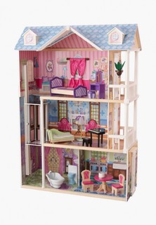 Дом для куклы KidKraft Мечта, с мебелью 14 предметов в наборе, свет, звук, для кукол 30 см