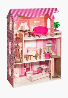 Дом для куклы Paremo "Монте-Роза" с мебелью 19 предметов, для кукол 30 см