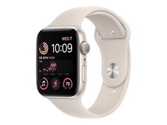 Умные часы APPLE Watch SE GPS 44mm Starlight Aluminum Case with Starlight Sport Band - M/L