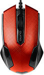 Проводная офисная мышь QUMO Office M14 красная