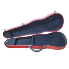Футляр для скрипки фигурный иск.кожа, красный Goronok