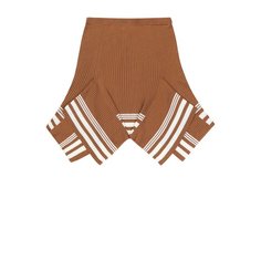 Юбки Designers, Remix girls Юбка фактурной вязки с контрастной отделкой и асимметричным кроем Designers, Remix girls