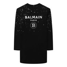 Хлопковое платье Balmain