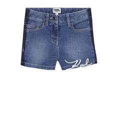 Джинсовые шорты Karl Lagerfeld Kids
