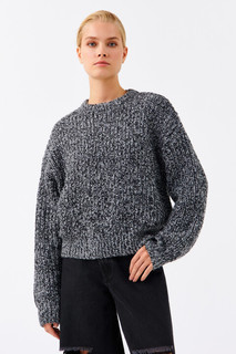 джемпер женский Свитер oversize меланжевый толстой вязки Befree