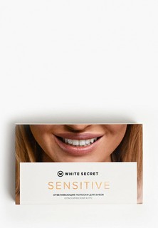 Полоски для зубов отбеливающие White Secret с мятным вкусом и деликатным воздействием