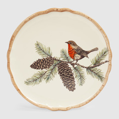 Блюдо новогоднее Teammann Tableware DH1620302 Лесная сказка 31 см