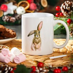 Кружка керамика, 350 мл, Кролик, МФК, MFK09083