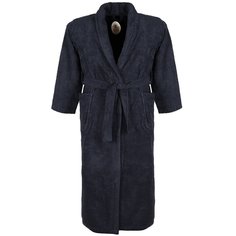 Халат мужской, махровый, 100% хлопок, темно-серый, L-XL, 48-50, Barkas, AI-0804001