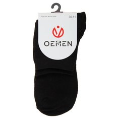Носки для женщин, х/б, Oemen, WA2684-2, черные