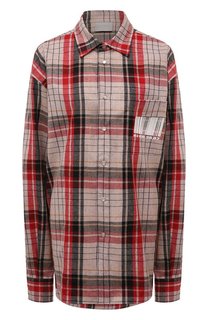 Рубашка из шерсти и хлопка VTMNTS