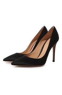 Атласные туфли Gianvito 105 на шпильке Gianvito Rossi