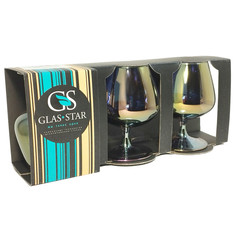 Бокалы в наборах набор бокалов GLASSTAR Аметрин 3шт. 410мл коньяк стекло