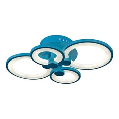 Люстра Потолочная светодиодная люстра iLedex Ring A001/4 Blue