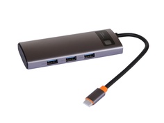Хаб USB Baseus Metal Gleam Series 5-in-1 Multifunctional Type-C WKWG020013