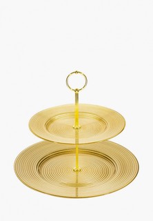 Блюдо сервировочное Elan Gallery 2-х ярусная 28х28х24 см "Вироль шарм"