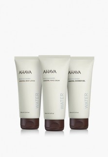 Набор для ухода за телом Ahava подарочный, It`s you time: минеральный крем для тела 100 мл + минеральный крем для рук 100 мл + минеральный гель для душа 100 мл