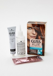 Краска для волос Gliss Kur Уход & Увлажнение 7-7 Натуральный медный