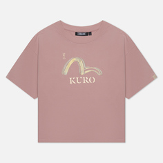 Женская футболка Evisu Brush Effect Seagull Printed