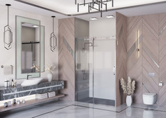 Душевая дверь 140 см Ambassador Benefit 19021103HX прозрачное