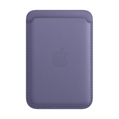 Чехол-бумажник Apple MagSafe, цвет: сиреневая глициния, кожа