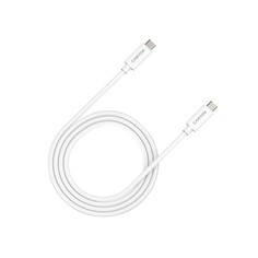 Кабель CANYON UC-44 USB-C / USB-C, 1м, белый