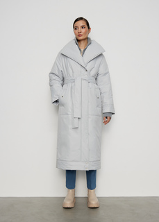 Пальто-халат NICEONE [Серый, S]