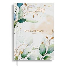 Ежедневник Stella di Mare Classic Flora Green, 176 листов, А5, зеленый