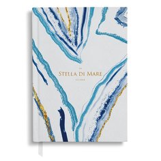 Ежедневник Stella di Mare Agate Kaleidoscope, 176 листов, А5, голубой