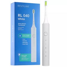 Электрическая звуковая зубная щетка Revyline RL 040, цвет белый