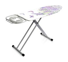 Доска глад. Perilla "Домина" хлопок, мет.сетка, подст.под утюг, розетка, 125*42 см, арт. 223708