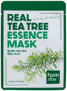 Тканевая маска для лица FarmStay с экстрактом чайного дерева, 23мл