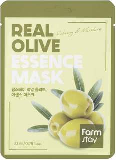 Тканевая маска для лица FarmStay с экстрактом оливы, 23мл