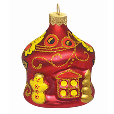 Елочное украшение Коломеев "Изба", в подарочной упаковке, h-9см