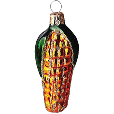 Елочное украшение Коломеев "Кукуруза", в подарочной упаковке, h-9 см