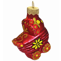 Елочное украшение Коломеев "Детская коляска", в подарочной упаковке, h-9 см