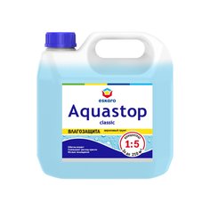 Грунтовка воднодисперсионная, акриловая, Eskaro, Aquastop Classic, концентрат 1:5, 3 л