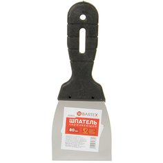 Шпатель нержавеющая сталь, 80 мм, Bartex