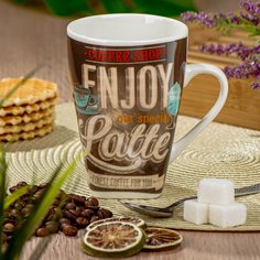 Кружка керамика, 400 мл, Кофе клаб, Daniks