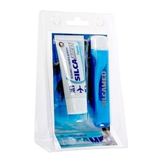 Набор средств для ухода за полостью рта SILCAMED Дорожный Набор: Зубная паста и Зубная щетка средней жесткости Family 30