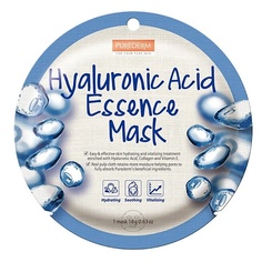 Маска для лица PUREDERM Маска коллагеновая с гиалуроновой кислотой Hyaluronic Acid Essence Mask