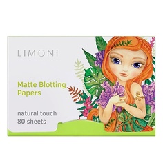 LIMONI Матирующие салфетки для лица c зеленым чаем Matte Blotting Papers 60.0