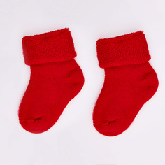 WOOL&COTTON Носки для младенцев Красные Полный плюш