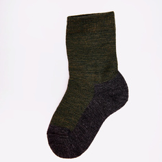 WOOL&COTTON Носки детские термо Хаки-серые Multifunctional