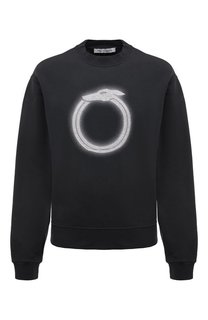 Хлопковый свитшот Trussardi